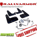 ***Discontinued***RokBlokz Original Rally Mud Flaps Black Flaps/Blue Logo Subaru Impreza 2.0 Sport Premium 12-16