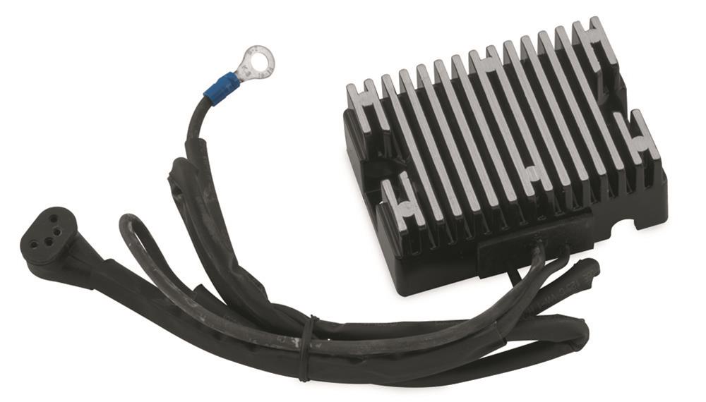 Twin Power 70-75 Big Twin Voltage Regulator Black Replaces H-D 74510-70A 15 Amp