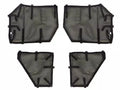 Rugged Ridge Fortis Tube Door Covers Full Set Black 07-18 Jeep Wrangler JKU