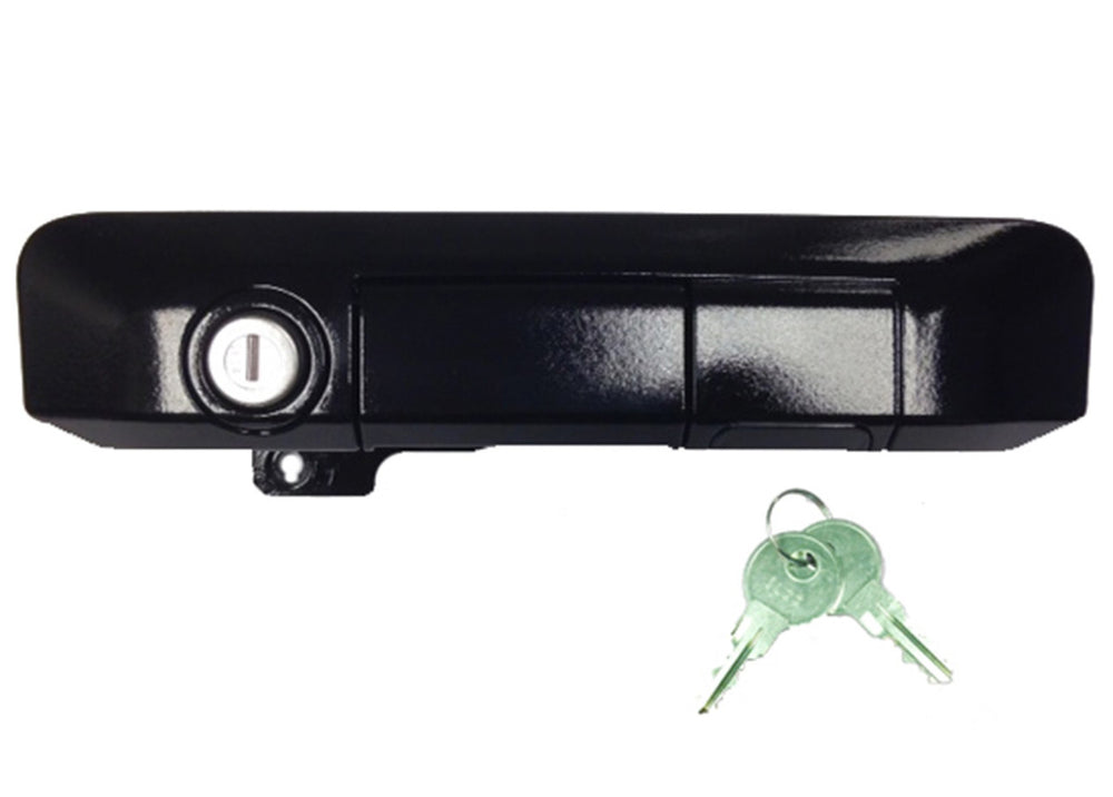 0515 TACOMA W/ OR W/O CAMERA FULL HANDLE REPLACEMENT POPNLOCK TAILGATE LOCKGLOSS BLACK: CODE J20