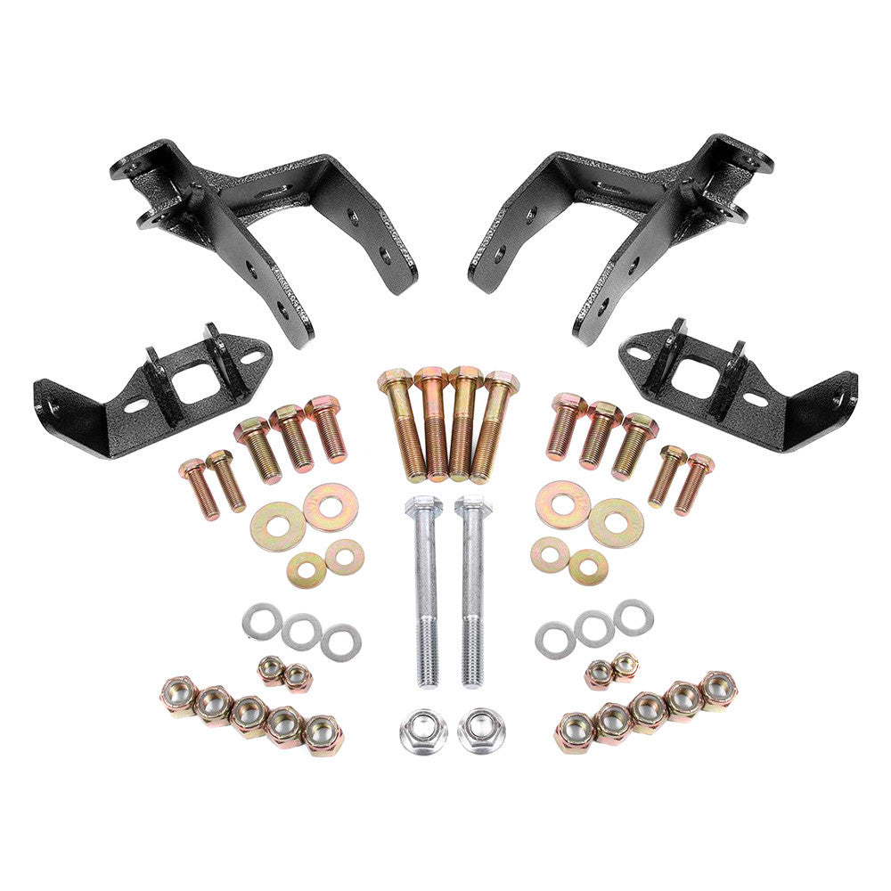 BMR 78-87 G-Body Coilover Conversion Kit Rear Non-adj Shock Mount w/o CAB - Black Hammertone