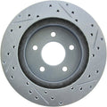 StopTech Select Sport 82-87 Lincoln Continental Sport Slotted & Drilled Right Rear Brake Rotor