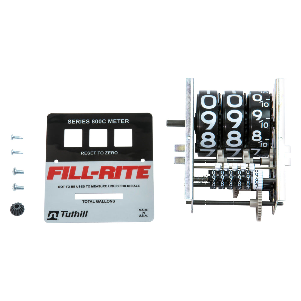 KIT 800 SERIES GALLON REGISTER & FACEPLATE