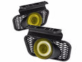 FOG LIGHTS WITH CHROME TRIM CLEAR LENS - UNIVERSAL WIRING AND SWTICH - COLRO TEMPERTURE 2500-3500K - 500 LUMENS