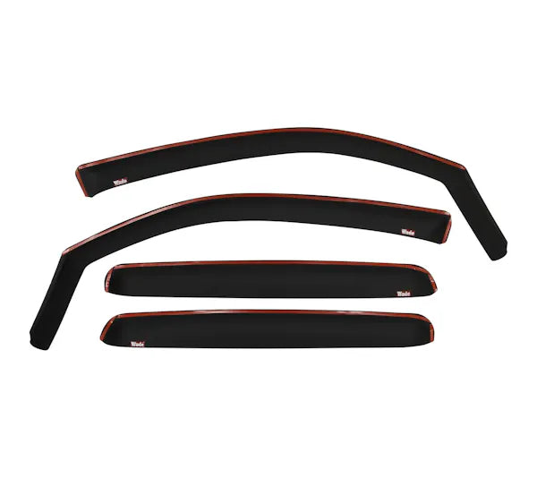 22C TUNDRA CREWMAX IN CHANNEL WIND DEFLECTOR 4PC MATTE BLACK