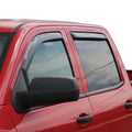 Westin 19-23 Ford Ranger Crew Cab In-Channel Wind Deflector 4pc - Matte Black