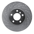 DFC 11-18 BMW X4 Rear Left Drilled & Slotted Silver Brake Rotor