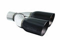 Megan Racing universal Stainless Twin Black Chrome 3.5 Tips (Passenger Side) 2.5 piping (Tip only)