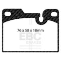 EBC 79-88 Porsche 924 2.0 Turbo Greenstuff Rear Brake Pads