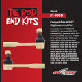 All Balls Racing 22-24 Polaris PRO XD Full Size Diesel Outer Tie Rod End Kit
