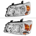 HEADLIGHTS MATTE BLACK HOUSING CLEAR LENS - NO BULBS INCLUDED