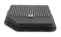 Transmission Oil Pan Black Aluminum Fits GM TH350 Stock Depth and Capacity Finned Design Mr Gasket