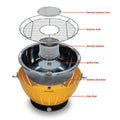 ODYSSEY PORTABLE CHARCOAL GRILL AMBER