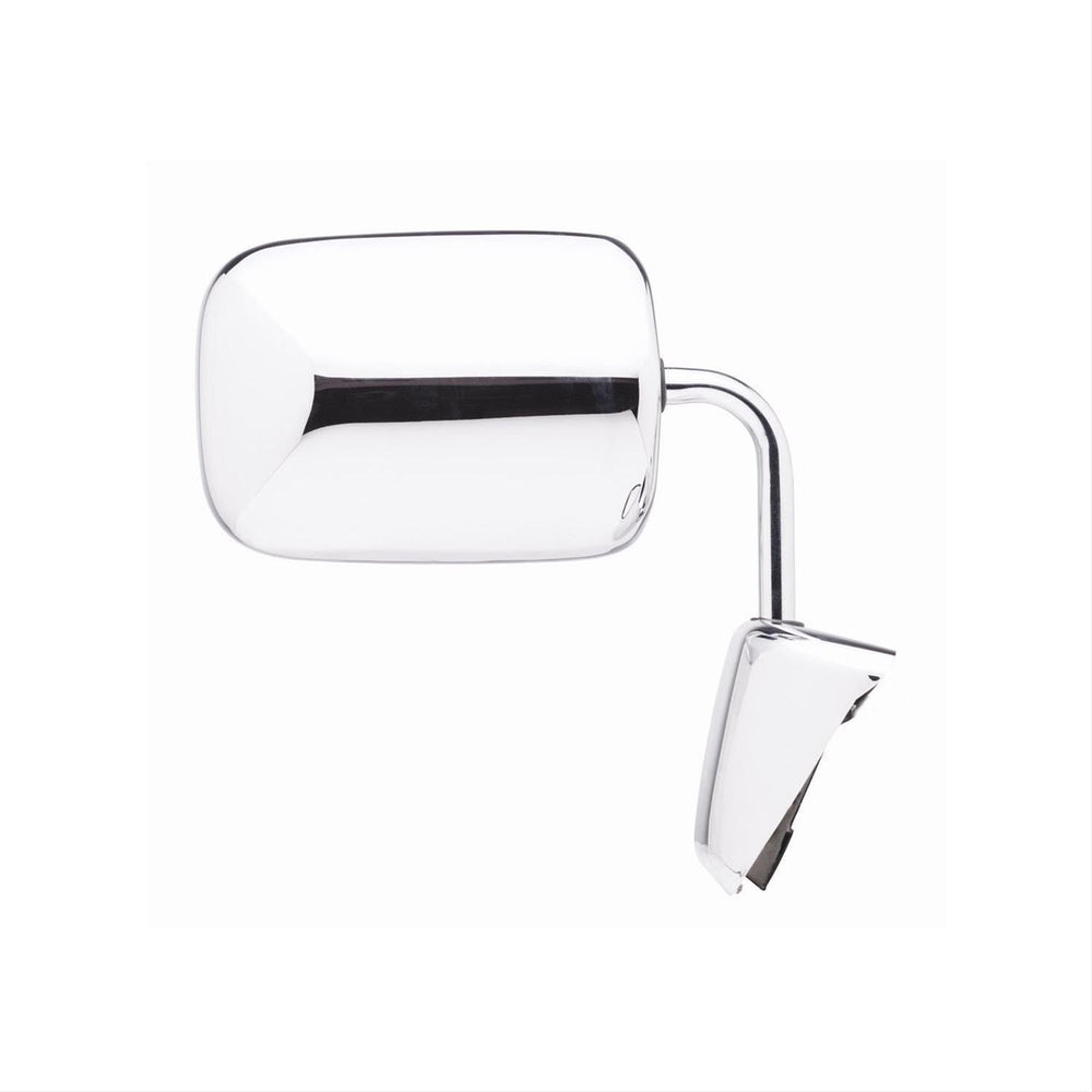 8893 DODGE PU/RAM CHARGER RH MANUAL OE MIRROR CHROME 6X9 OPTION LOW MOUNT