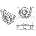 CENTER BEARING ASSY