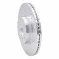 DFC 03-05 Infiniti G35 Front Right Drilled & Slotted Silver Brake Rotor