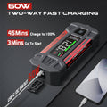 JUMP STARTER W/ LIFEPO4 SAFETY 1500AMP GREY