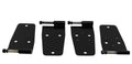 Kentrol 76-93 Jeep CJ/Wrangler YJ Hardtop Door Hinge Set 4 Pieces - Powdercoat Black