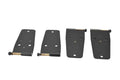 Kentrol 76-93 Jeep CJ/Wrangler YJ Hardtop Door Hinge Set 4 Pieces - Powdercoat Black