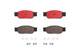 Brembo 13-16 Mercedes-Benz GL350 Premium Low-Met OE Equivalent Pad - Front