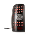 0006 TAHOE/SUBURBAN/YUKON W/O DOUBLE BARN DOOR STYLE LED TAIL LIGHTS(BLACK/CLEAR)