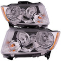 RH HEADLAMP LENS/HOUSING; HALOGEN; CODE LMB; W/O LEVELING; COMPASS 1113