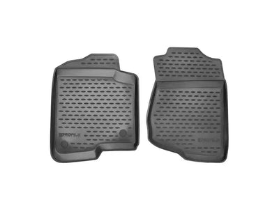 ~(12 lbs. 33X20X6)~ Profile Floor Liners Front Row Black Avenger 2007-2014