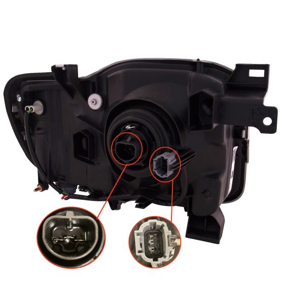 LH HEADLAMP ASSY COMPOSITE; SE; XTERRA 0204