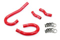 HPS Performance Red Reinforced Silicone Heater Hose Kit Coolant for Jeep 12-15 Grand Cherokee WK2 SRT8 6.4L