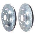 Power Stop 19-21 Subaru Forester Rear Evolution Drilled & Slotted Rotors - Pair
