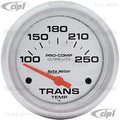 Autometer Carbon Fiber 52mm 100-250 Deg F Electronic Water Temp Gauge