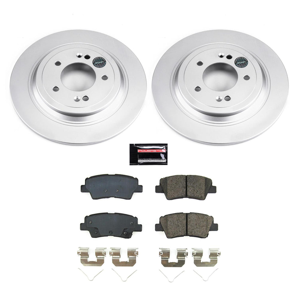 Power Stop 19-21 Hyundai Nexo Rear Z17 Coated Brake Kit