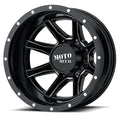 MO995 17X6.5 8X200 S-BLK MILL -155MM
