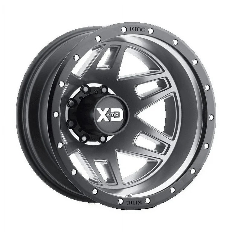 XD130 17X6.5 8X210 M-GRY BLK-RING -140MM