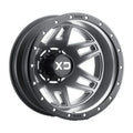 XD130 17X6.5 8X210 M-GRY BLK-RING -140MM