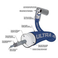 Moroso GM LS Ignition Wire Set - Ultra 40 - Unsleeved - Coil-On - 9.75in Wire - Blue