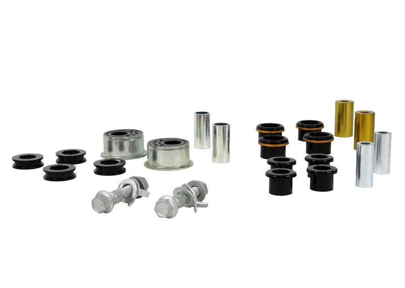 Essential Vehicle Kit 2 Shell Bushings 12 Bushings 6 Tubes 2 Camber Bolts Install Guide Grease