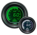 ProSport Digital Fuel Pressure Electrical w/Sender 52mm Green/White Universal
