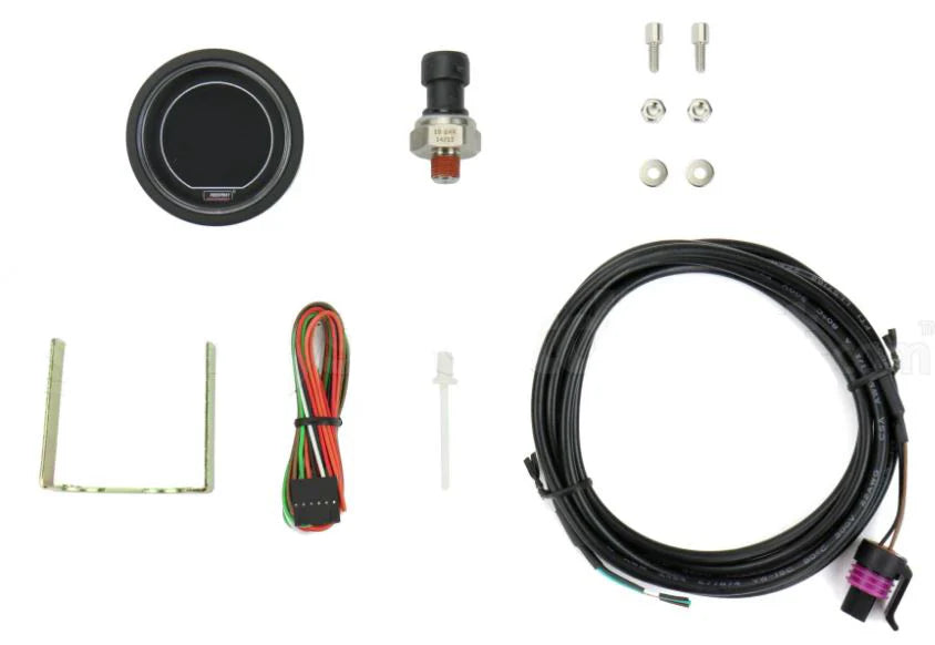 ProSport Digital Fuel Pressure Electrical w/Sender 52mm Green/White Universal