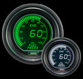 ProSport Digital Fuel Pressure Electrical w/Sender 52mm Green/White Universal