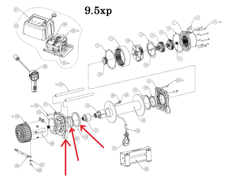 ~(1.5 lbs. 6X6X1)~ S/PDRUM SUPPORTSGMTR