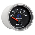 Autometer Mopar 52.4mm SSE 8-18 Volts Voltmeter Gauge