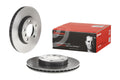 Brembo 11-16 Mini Cooper Countryman/13-16 Cooper Paceman Front Premium UV Coated OE Equivalent Rotor