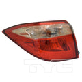 CAPA 1718 TY CROLA W/O LED BUL QTR TAILLAMP ASSY LH