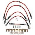 Power Stop 85-92 Chevrolet Camaro Front & Rear SS Braided Brake Hose Kit