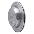 R1 06-20 BMW 420i (Mexico) Rear Right Drilled & Slotted Silver Brake Rotor