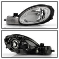 Spyder 00-02 Dodge Neon  OEM Style Headlights w/ Signal Lights - Set - Chrome (HD-JH-DN00-C)