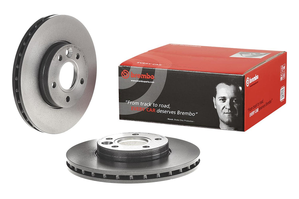 Brembo 13-18 Ford C-Max/12-18 Focus Front Premium UV Coated OE Equivalent Rotor