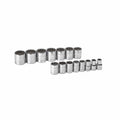 SET SKT 1/2DR SAE 12PT 15PC