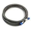 Fragola -4AN Hose Assembly Straight x Straight 144in Blue Nuts Nitrous Supply Line (12 Feet)